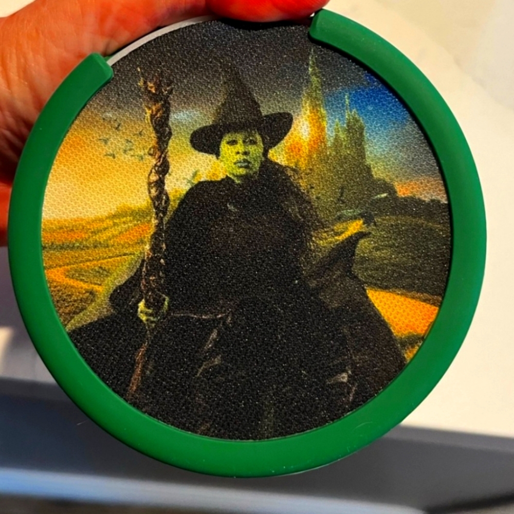 Wicked Themed Amazon Echo Pop device - Elphaba Green